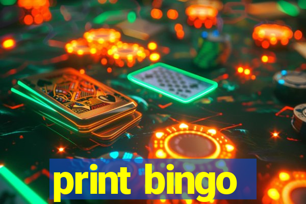 print bingo